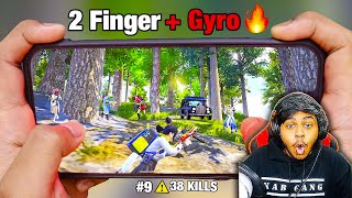 ACCURACY HANDCAM 2 FINGER  FULL GYROSCOPE EXPERT Gaming BEST Moments in PUBG Mobile [upl. by Enilrae]