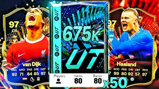 50x 675k PREM TOTS GUARANTEED PACKS amp FUT CHAMPS REWARDS [upl. by Tehc]