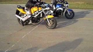 Suzuki GSR 600 vs Suzuki SV 650 [upl. by Aicenev533]