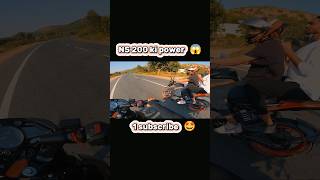 NS 200 ki power 😱 ll automobile motovlog rider shorts sportsbike ns200love [upl. by Hanikehs616]