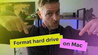 How to Format a Hard Drive on Mac to Erase Your Data [upl. by Eelimaj486]