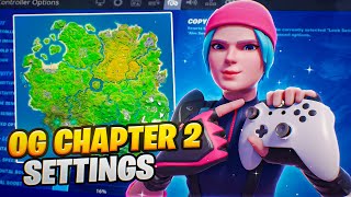 NEW Best OG Chapter 2 Controller Settings For Fortnite PS4PS5XBOXPC [upl. by Etnwahs]