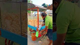 Cassava chips making process 🍟🍟 [upl. by Westley95]