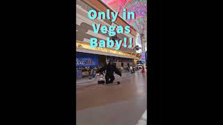 VEGAS Spectacle DANCING GORILLA Delights on Fremont Street [upl. by Anaerol]