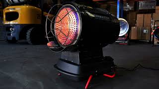 Features of the Fanmaster Diesel Radiant Heater 20KW – HDR20 [upl. by Montanez965]