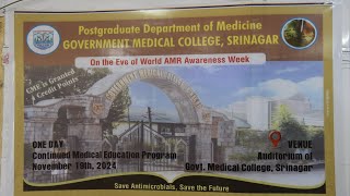 One day CME on Antimicrobial Resistance organised by Department of Medicine GMC Srinagar [upl. by Keldah]