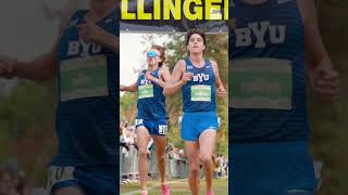 BYU men go 15 for a perfect score at Bill Dellinger 🥶 shorts [upl. by Soalokcin]