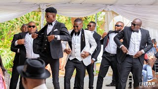 Epic Groomsmen Wedding Reception Entrance Dance [upl. by Chlo239]