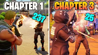 Evolution of Fortnite Shotguns Chapter 1  3 [upl. by Shep]