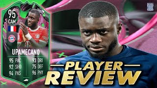 95 SHAPESHIFTERS UPAMECANO SBC PLAYER REVIEW  FIFA 23 Ultimate Team [upl. by Zetrok]