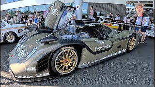 Porsche GT1 racing car Wartsiner Mobil1 super hyper race car model 1998 walkaround K1393 [upl. by Pisano]