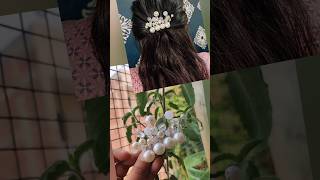 ✨Diy Beautiful Beaded Hairpin✨ Hair Accessories viral handmade diyhairaccessories shorts [upl. by Irallih454]