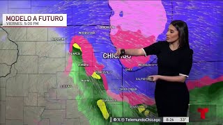 Aviso de tormenta invernal para casi toda el área de Chicago [upl. by Mchugh]