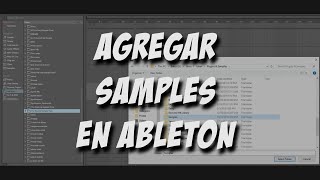 ¿Cómo Agregar Samples a Ableton  Ableton express 3 Tutorial [upl. by Allis]