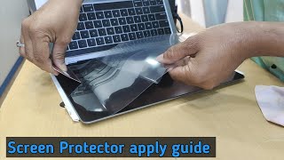 Laptop screen protector  how to install laptop screen guard [upl. by Cinomod570]