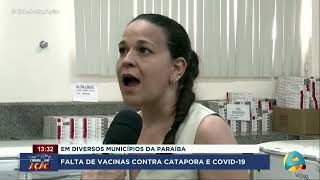 Cidade em Ação  Falta de vacinas contra catapora e COVID19 em diversos municípios da Paraíba [upl. by Akit]