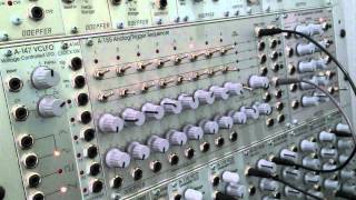 Doepfer A155A154 Analog Trigger Sequencer Demonstration [upl. by Darum]