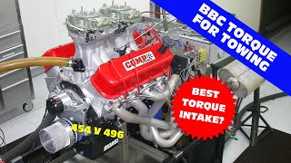 HOW TO MAKE MORE BBC TORQUE FOR TOWING454 VS 496 VS 496 DUAL PLANE VS SINGLE PLANE VS TUNNEL RAM [upl. by Renwick]