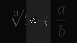 Absurd Proof ∛2 Is Irrational [upl. by Bram276]