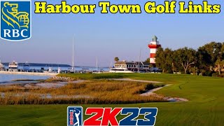 Harbour Town Golf Links  RBC Heritage  PGA Tour 2K23 PS5 Gameplay [upl. by Nolte822]