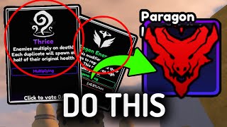 DO THIS TO FINISH PARAGON MODE EASILY  Anime Vanguards [upl. by Kissiah559]