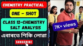 Salt AnalysisAcid RadicalsClass 11Class12 Chemistry Practical ahsec chemistrypracticals ncert [upl. by Merell]