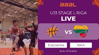 Ezerzeme Rēzekne 2012 vs NKA 2 Margalis 2012  BBBL Boys U13 [upl. by Lrae]