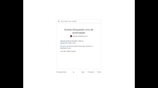 Typebot e Google Sheets  Portainer  Acesso bloqueado erro de autorização [upl. by Theall]