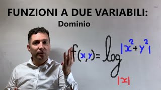 Funzioni a due variabili Dominio [upl. by Adialeda]