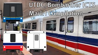 Vancouver SkyTrain  UTDCBombarder ICTS Mark I Compilation [upl. by Gaby]