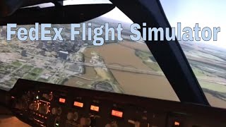 Flying the FedEx Flight Simulator [upl. by Dessma]