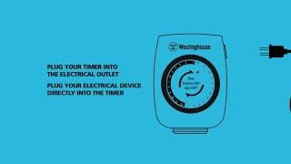 Westinghouse  How To  Instructional Video  Mechanical Timers [upl. by Emmeram412]