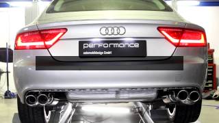 Audi A6A7 with performance flap exhaust system by Cargraphic [upl. by Camus]