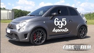 Abarth 695 Biposto walk around with Exhaust note and UK Pricing [upl. by Attekal]