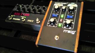 MOOG MF102 Ring Modulator Moogerfooger and Eventide Space Reverb [upl. by Morvin]