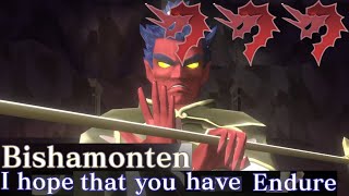 Bishamonten Rematch Low Level Hard Extra Enemy Turn  SMT Nocturne HD [upl. by Evelin]