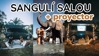 SANGULÍ SALOU EN FURGO  ESTRENAMOS PROYECTOR [upl. by Esir]