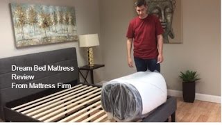 Dream Bed Mattress Review the Mattress in a box from MATTRESS FIRM [upl. by Can875]