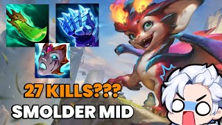 27 KILLS ON SMOLDER MID IN CHALLENGER OP BUILD  Cupic [upl. by Airres]