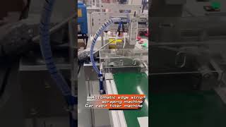 Automatic edge strip scraping machineCar cabin filter machine air filter machine factory machine [upl. by Gilletta]