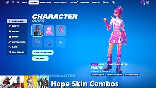 Hope Skin Combos Fortnite Battle Royale [upl. by Wyler]