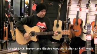 Lag T66ACE Tramontane Electro Acoustic Guitar at Fret Music [upl. by Aubin146]