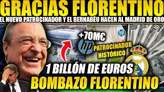 FLORENTINO CONSIGUE UN ACUERDO DE MÁS DE 1000M DE EUROS PARA EL MADRID ¡BOMBAZO HISTÓRICO [upl. by Mcclees]