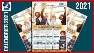 TUTO BOY COMMENT FAIRE UN CALENDRIER 2021 SUR PHOTOSHOP CALENDRIER 2021 Tuto photoshop [upl. by Amara]