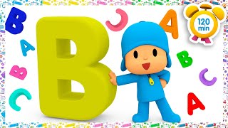 🔤 POCOYO PORTUGUÊS do BRASIL  Aprender O Alfabeto Vogais E Consoantes 120 min DESENHOS ANIMADOS [upl. by Nawed]