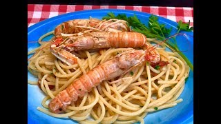 Spaghetti agli Scampi  Ricetta Facile e Veloce da Preparare [upl. by Rebecka]