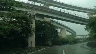 【愛媛県】雨の海沿いをドライブ👀 今治 大角鼻 波止浜 しまなみ海道 [upl. by Aillicsirp758]