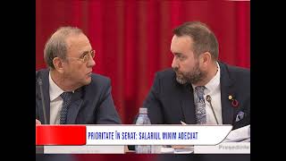 PRIORITATE ÎN SENAT SALARIUL MINIM ADECVAT [upl. by Misty]