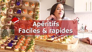 4 CANAPÉS EXQUIS pour IMPRESSIONNER VOS INVITÉS POUR FÊTER NOËL 🎄 2023 [upl. by Anneirda]