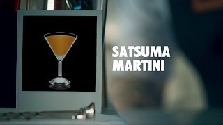 SATSUMA MARTINI DRINK RECIPE  HOW TO MIX [upl. by Hemphill712]